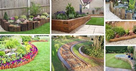 19 Timber Garden Edging Ideas You Should Check | SharonSable