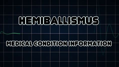 Hemiballismus (Medical Condition) - YouTube