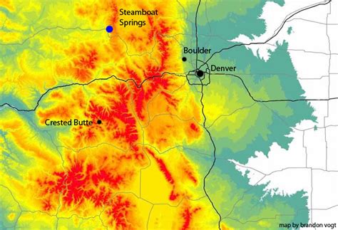 colorado springs elevation map - Competent Cyberzine Photographic Exhibit