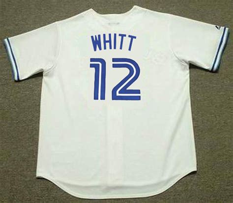 ERNIE WHITT | Toronto Blue Jays 1989 Majestic Throwback Home Baseball Jersey