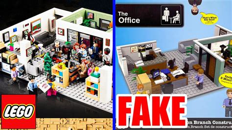 Real vs FAKE LEGO The Office Sets! | Brick Finds & Flips