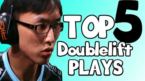 Doublelift - Top 5 Tournament Plays Highlights Montage - YouTube