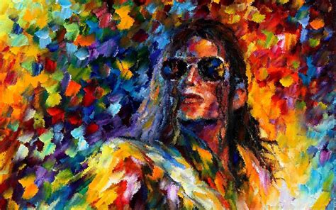 Michael Jackson Colorful Arte Wallpaper Hd Background - Painting Art ...