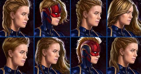 FansUnleashed.Shop: These Alternate Captain Marvel Hairstyles from ...