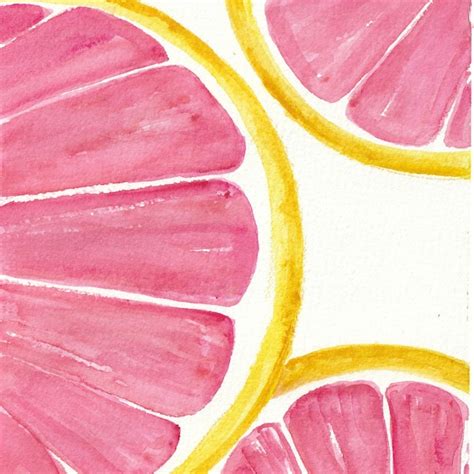 Grapefruit Painting - Etsy