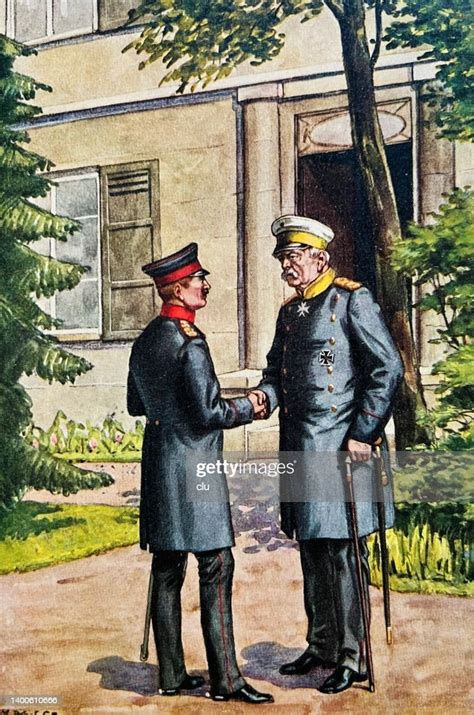 Otto Von Bismarck And Wilhelm Ii Of Prussia In Friedrichsruh High-Res Vector Graphic - Getty Images