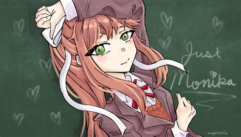 Monika Fanart : DDLC