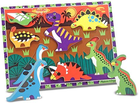 Buy Melissa & Doug - Dinosaurs Chunky Puzzle - 7pc