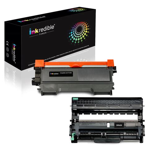 Brother TN450 DR420 Compatible Black Toner and Drum Cartridge Combo - Inkredible Toner™ - 2/Pack