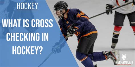 What Is Cross-Checking In Hockey? [2024 Updated Rule]