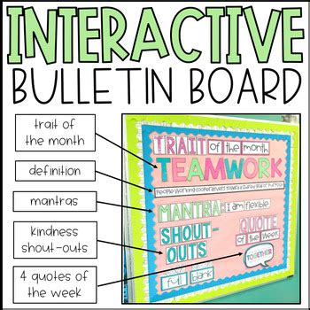 Teamwork Bulletin Board Kit | Social Emotional Learning | Character ...