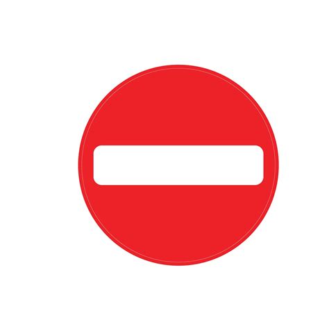 A No Entry Sign - ClipArt Best