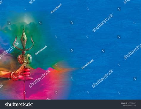 Drawing Shiva Trishul Shivaratri Festival Stock Illustration 1435558163 | Shutterstock