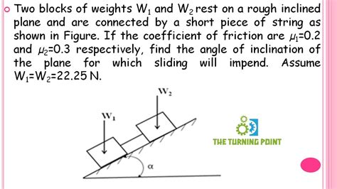 Friction Problem No 3 - YouTube