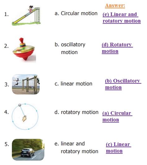 Questions Answers - Forces and Motion | Term 1 Unit 2 | 6th Science