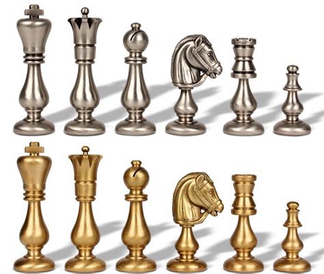 Metal Chess Pieces - The Chess Store