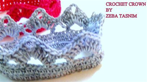 VERY EASY CROCHET CROWN-B - YouTube