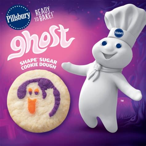 Pillsbury Shape Halloween Ghost Ready To Bake Sugar Cookie Dough, 9.1 oz - Fry’s Food Stores