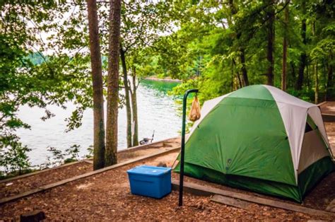 Tent By The Lake Free Stock Photo - Public Domain Pictures