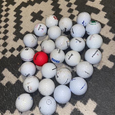 27 golf balls All good condition Including vice and... - Depop