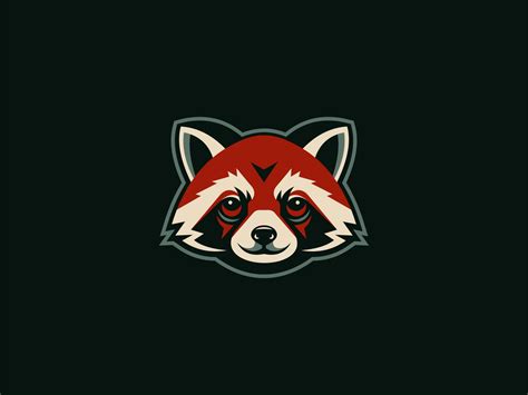 Red Panda Logo by UNOM design on Dribbble