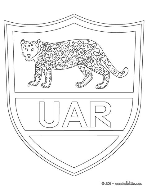 Argentina rugby team uar coloring pages - Hellokids.com