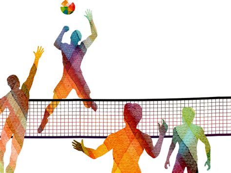 Sport Clipart Volleyball - Volleyball Net Transparent Background - Png ...