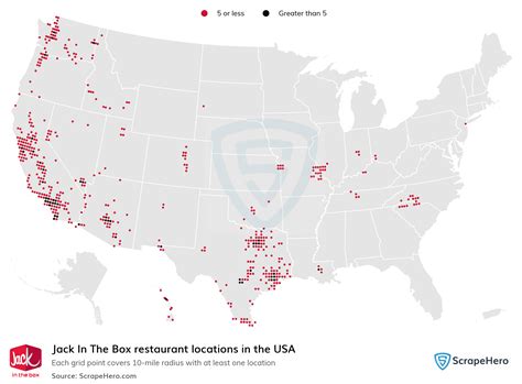 List of all Jack In The Box restaurant locations in the USA - ScrapeHero Data Store