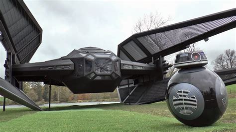 Colin Furze Builds a Life-Size Model of Kylo Ren's TIE Silencer Spacecraft From Star Wars