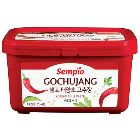 Buy Sempio Vegan Gochujang, Hot Pepper Paste (Korean Chili Paste)_2.2lbs (1KG)_All Purpose ...