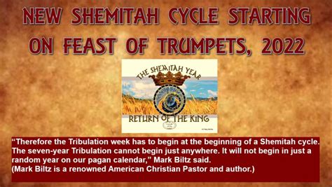 Possible Events AROUND The Feast of Trumpets - Michael's Bible Notes