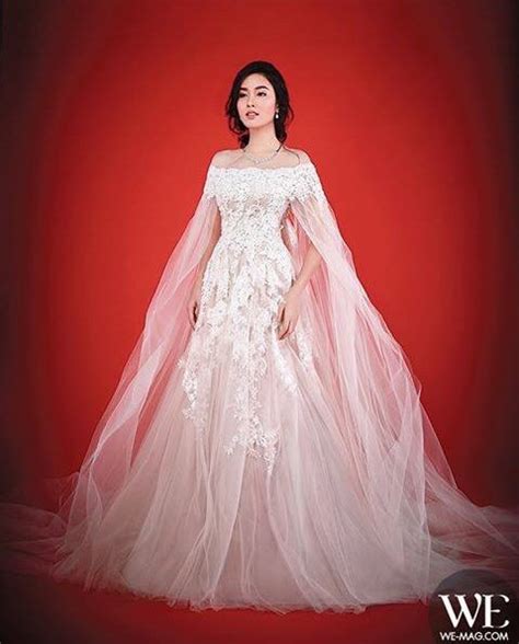 Omg! Poy Teechada with a wedding dress #Thai actress Thai Fashion ...