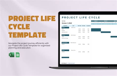 Project Life Cycle Template in Excel, Google Sheets - Download ...