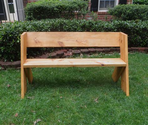 The Project Lady: DIY Tutorial - $16 Simple Outdoor Wood Bench