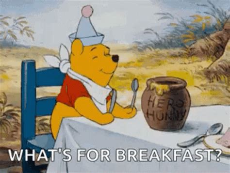 Winnie The Pooh Breakfast GIF - WinnieThePooh Breakfast Excited - Discover & Share GIFs