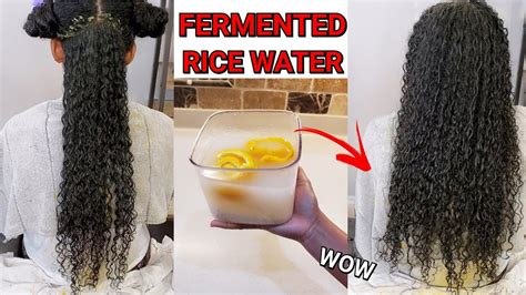 RICE WATER FOR EXTREME HAIR GROWTH / HOW To MAKE FERMENTED RICE WATER ...