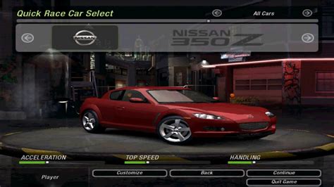 NFS: Underground 2 - All Unlocked Stock Cars - YouTube