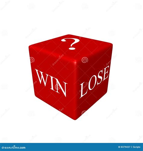 Win or lose? stock illustration. Illustration of marketing - 8379437