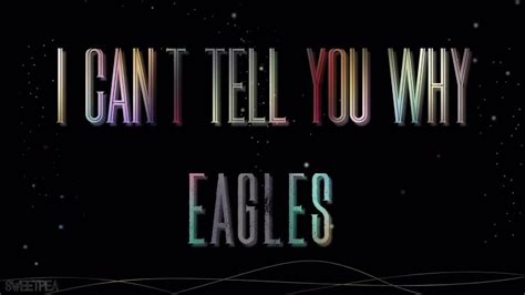 Eagles - I Can't Tell You Why ☆ʟʏʀɪᴄs☆ LIVE☆ https://youtu.be/SrYvXtwvTXw via @YouTube | Pretty ...