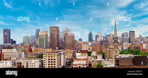 Montreal city skyline or cityscape, Canada Stock Photo - Alamy