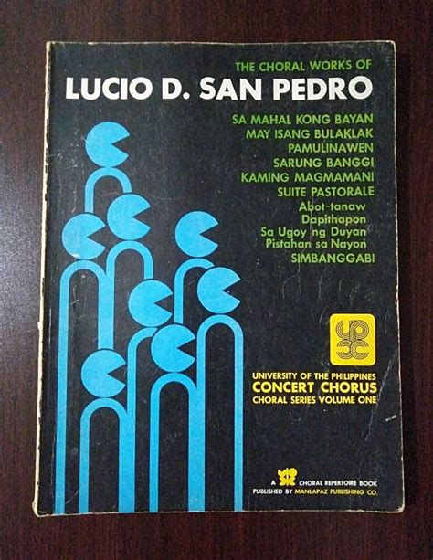 1975 The Choral Works Of Lucio San Pedro , Hobbies & Toys, Books & Magazines, Textbooks on Carousell