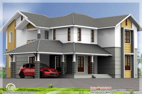 4 bedroom sloping roof house - 2900 sq.ft | home appliance