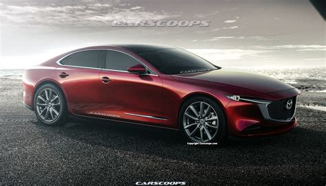 หล่อ หรู สปอร์ต !! All New Mazda 6 เก๋งใหญ่รุ่นใหม่หมด จ่อเผยจริงปี ...