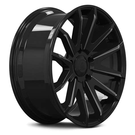 MAYHEM® CROSSFIRE Wheels - Gloss Black Milled with Dark Tinted Clear Coat Rims