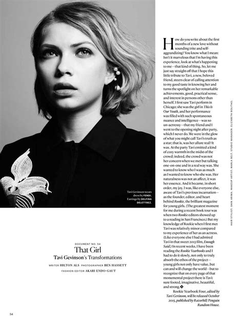 Tavi Gevinson (Document Journal)