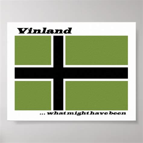 Vinland Flag - What Might Have Been Poster | Zazzle