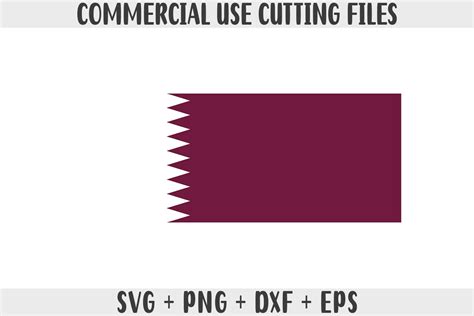 Qatar Flag SVG Original Colors Graphic by Zoomksvg · Creative Fabrica