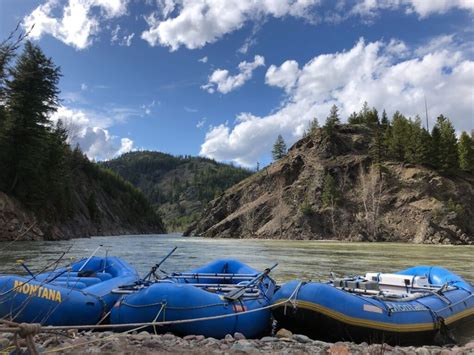 Rafting the Flathead River at Glacier National Park, Montana