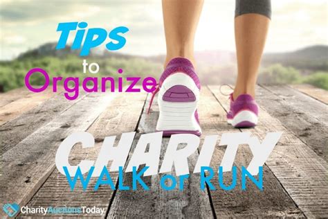 5 Helpful Tips To Organize A Charity Walk Or Run | Charity run, Walk ...