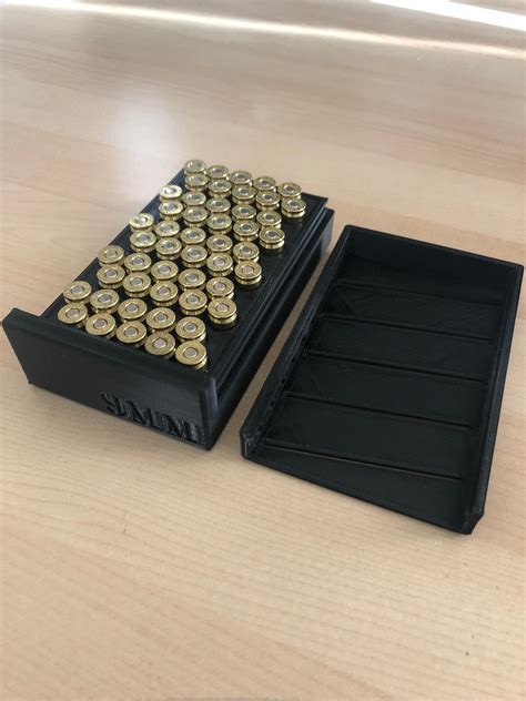 9mm Ammo Box 50 Round Storage Loading Tray 3D Printed | Etsy